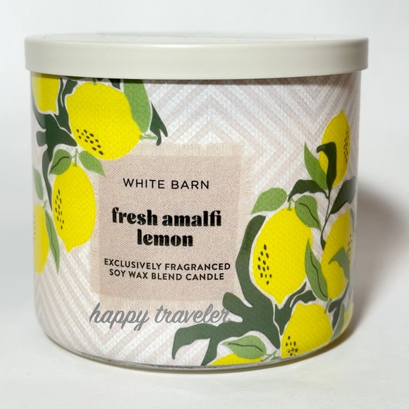 FRESH AMALFI LEMON 3 Wick Candle - Picture 1 of 3